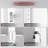 Tool Storage Cabinet White Steel 2-Door Glass (Pre-Hole)-124465180