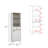 Linen Cabinet, Two Interior  Shelves, Two Open Shelves-1091602784