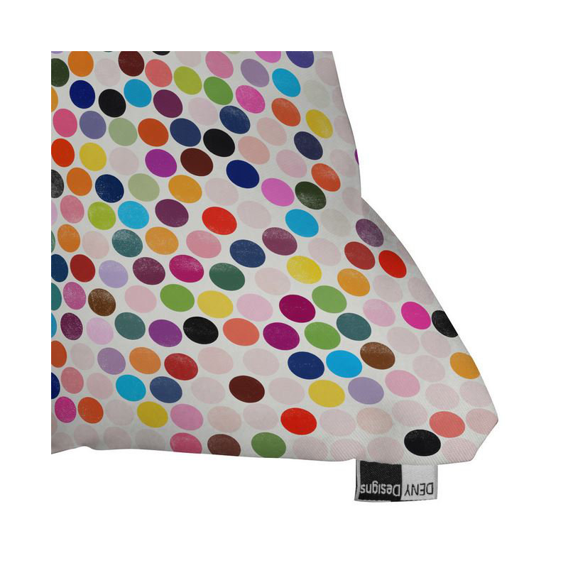 Garima Dhawan Dots Square Pillow Cover & Insert, 20" H x 20" W