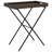 Latitude Run® Folding Tray Table 25.6"X15.7"X29.5" Poly Rattan-982010381