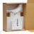  Salik 21" Kinetic Birdhouse Removable Pendulum Wall / Desk Clock (White)-195427352