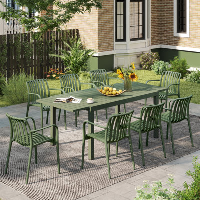 Outdoor 9-piece Dining Set