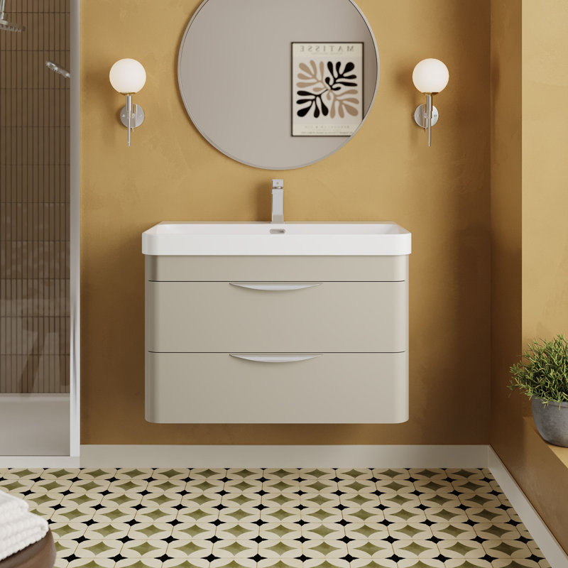 Parade 810 mm Bathroom Vanity, Pebble Grey