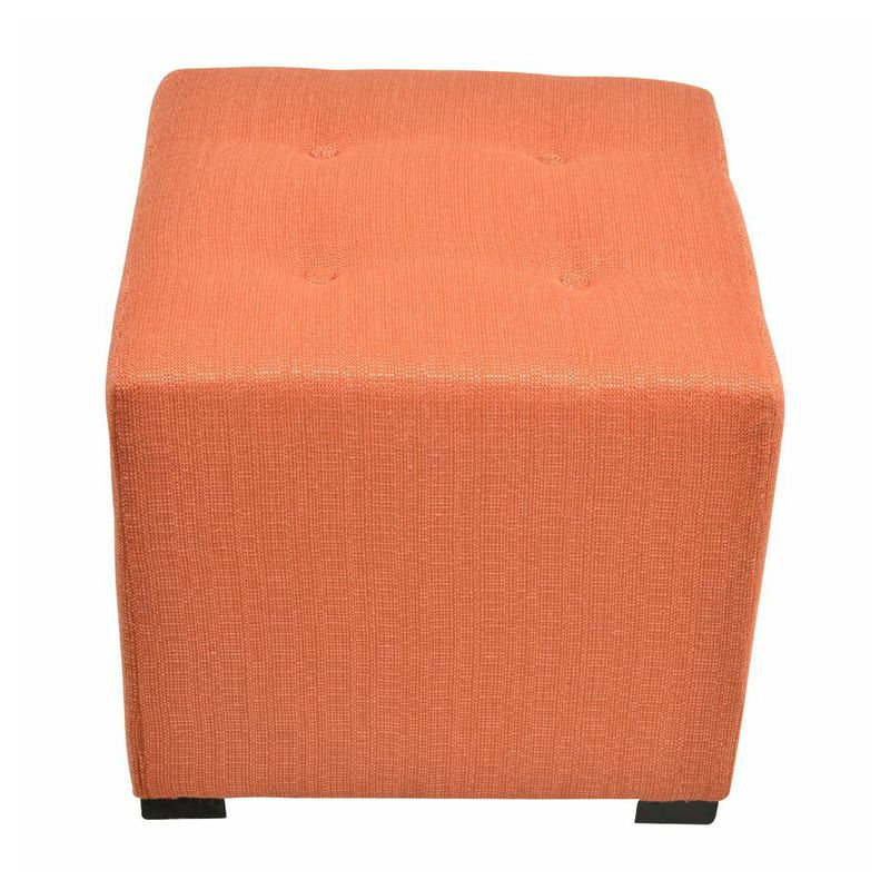 Repose-pieds cubique, Citrouille Candice