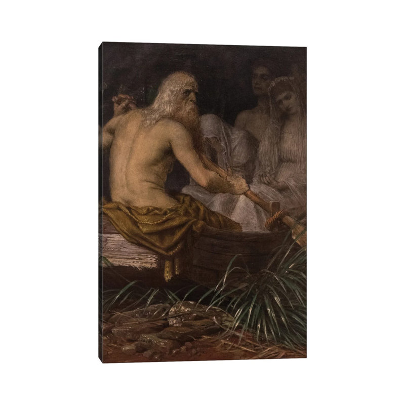 Charon - ABQ16, 40" H x 26" W, Toile tendue, Ne s’applique pas