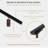 Modern Architectural Aluminum Stair Handrail For Indoor And Outdoor Stairs, Wall Mount Staircase Railing Kit With Stainless Steel Brackets And Screws, Powder Coated-125368817-125368814