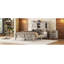 Lit plateforme Farmhouse avec porte de grange coulissante double, lit double en bois rustique avec station de charge, support à lattes de bois