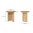 Louise Accent Table Natural