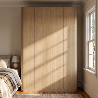 92.9'' H Wood Grain Armoire