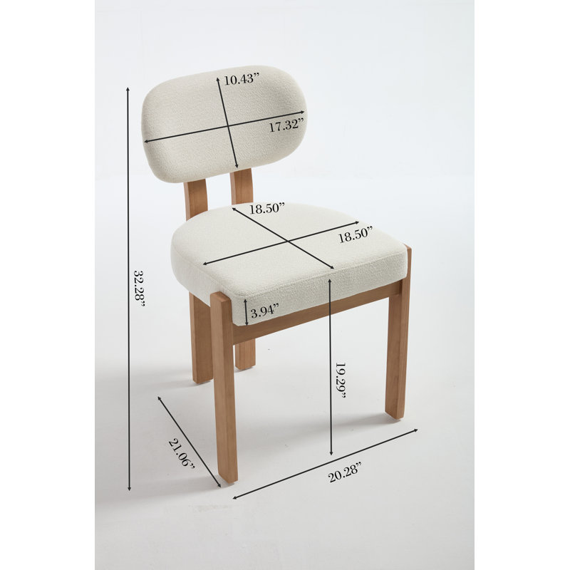 Ensemble de chaises d'appoint 32 po H (ensemble de 2), Beige