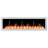 Litedeer Homes Gloria II 78" W Electric Fireplace - Acrylic Crushed Ice Rocks