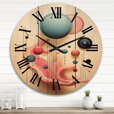 Sasithorn Solid Wood Wall Clock