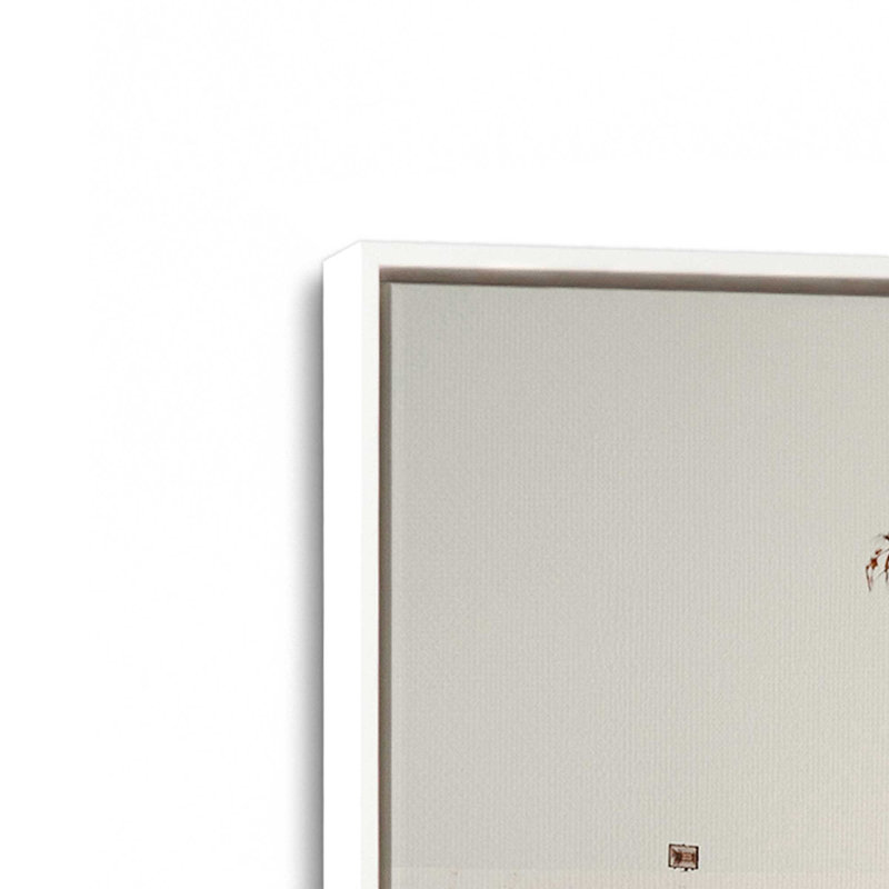 Impression sur toile «Surfside Dream», H 36,75 po x l 24,75 po x P 1,75 po, Cadre flottant blanc opaque