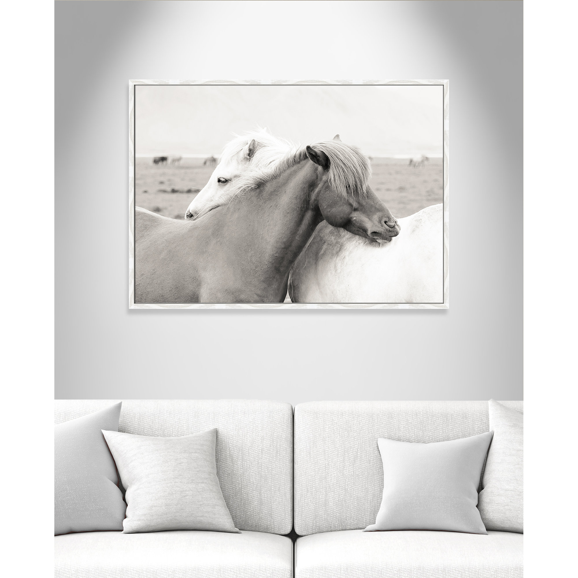 Icelandic Meadow Horses by Danita Delimont - Picture Frame Photograph on Paper, 29.5" H x 41.5" W x 0.75" D