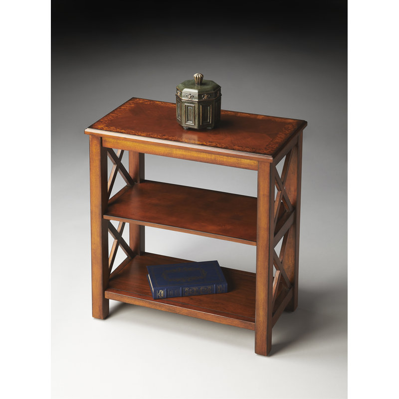 Vance 2 Shelf 22"W Bookcase, Plantation Cherry