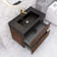 Ensemble de meuble-lavabo simple 30 po avec surface solide Lillyanah-583495539-583495551