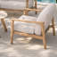 Chaise longue d'extérieur avec coussins Lott