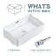 HOROW Neidlinger Ceramic Rectangular Sink with Overflow-706997061
