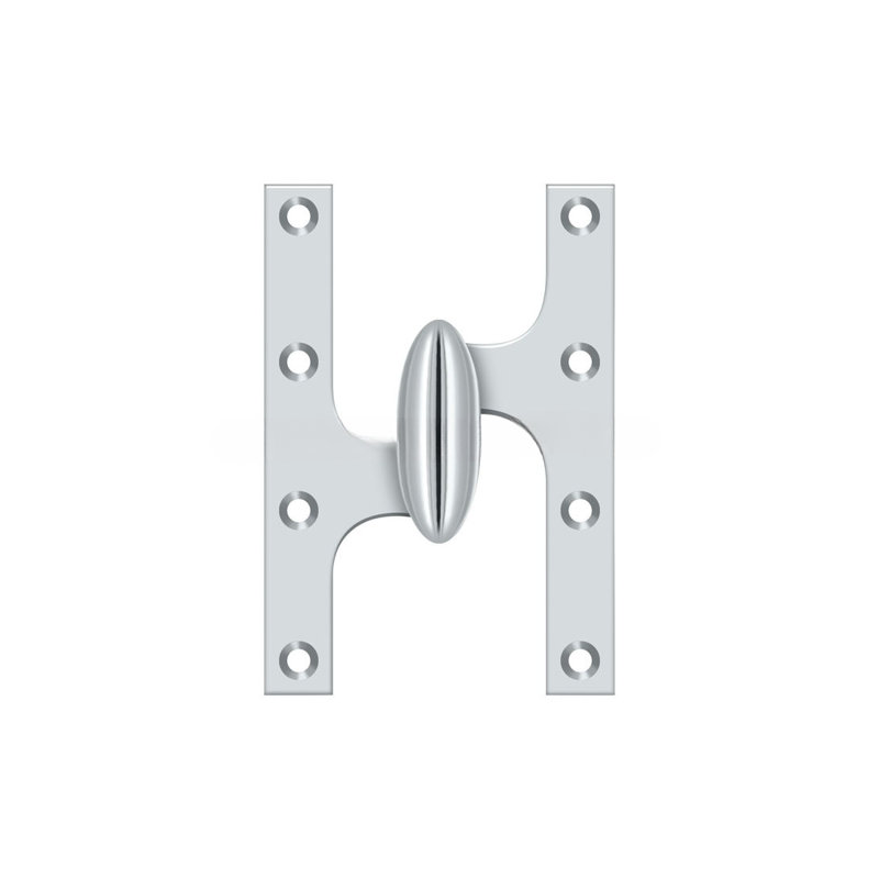Hinge, Polished Chrome, Left Hand