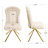 Velvet Accent Chairs Set of 2 for Living Room, Vanity Chair with Gold Metal Legs, Upholstered Dining Chairs,360° swivel for bedroom,Living Room, Dining Room, Kitchen-587261716
