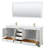 Deborah 80'' Double Bathroom Vanity with Marble Top-97811009-97811004