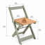 Ensemble de salle à manger 5 pièces pliable avec 4 chaises Portrain-332536152