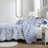 Reversible Bedding Sets Polyester Full Queen Floral Quilt for Home