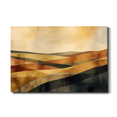 «Flowing Symphony», art mural moderne sur toile