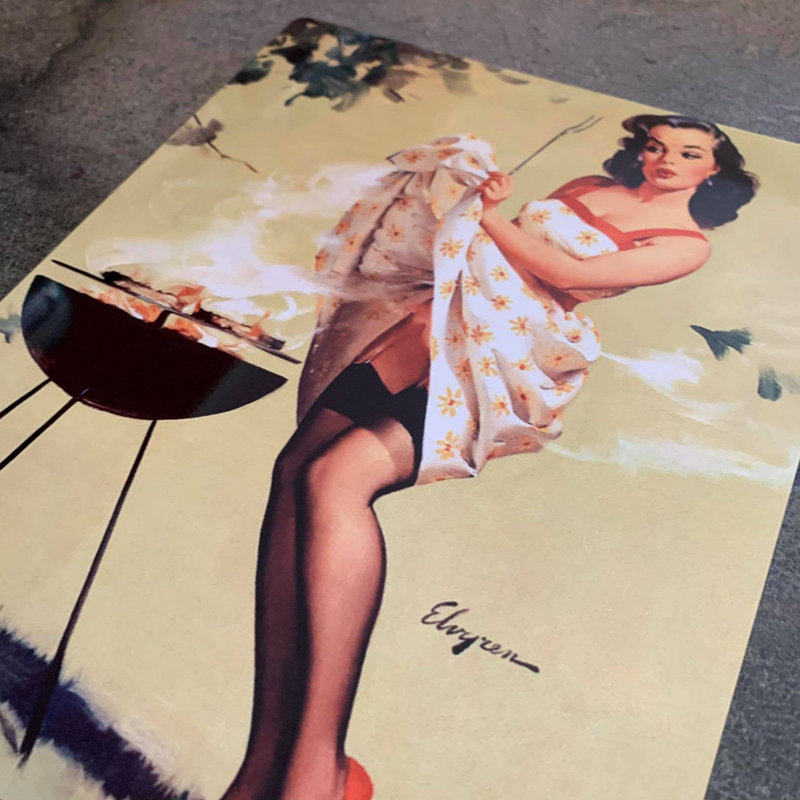 People Wall Decor on Metal, 60cm H x 40cm W
