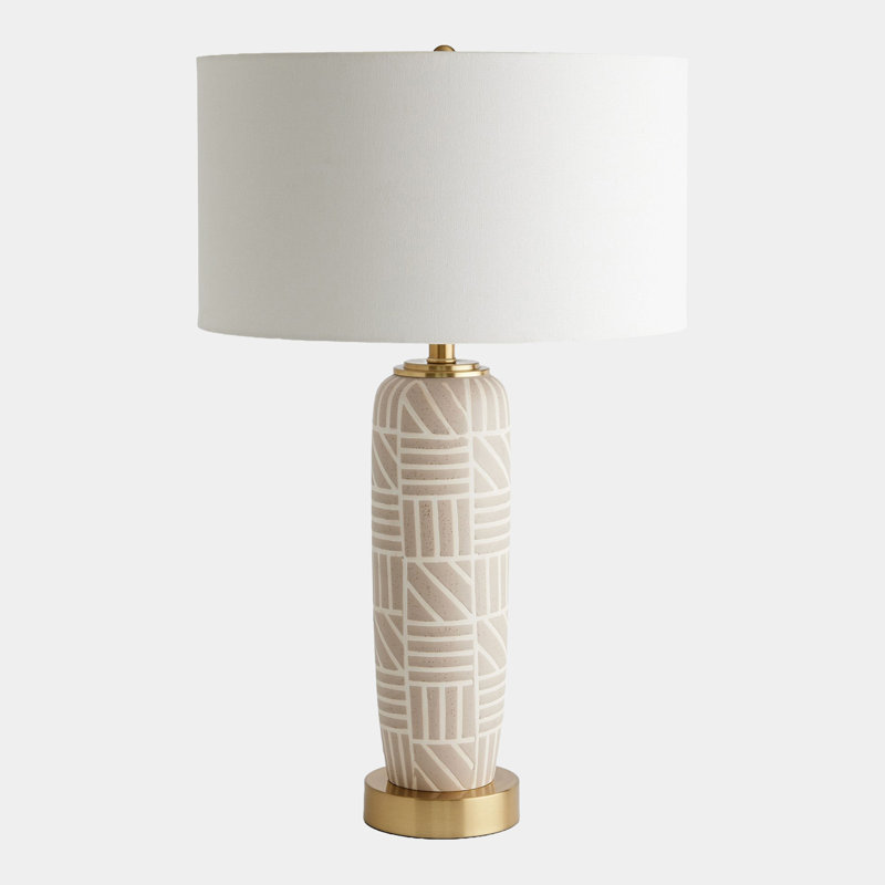 Square & Lines Table Lamp Set