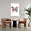 Art mural contemporain abstrait Butterfly III-453989890