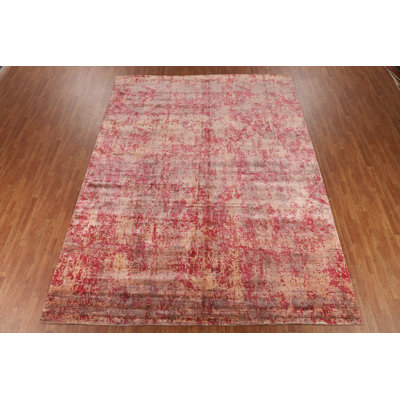 All-Over Handmade Abstract Modern Area Rug 10x13
