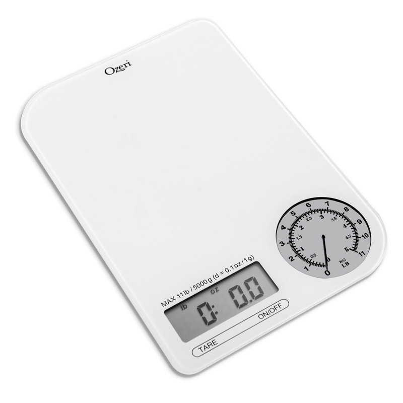 Balance de cuisine numérique Ozeri Rev, Cadran gris