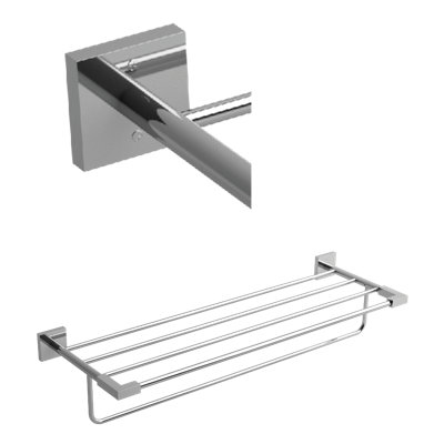 Kubik™ 24" Towel Bar with Shelf