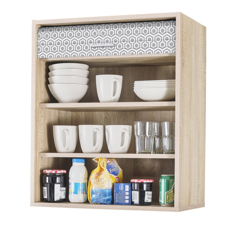 Atahan 72cm Kitchen Pantry, Oak