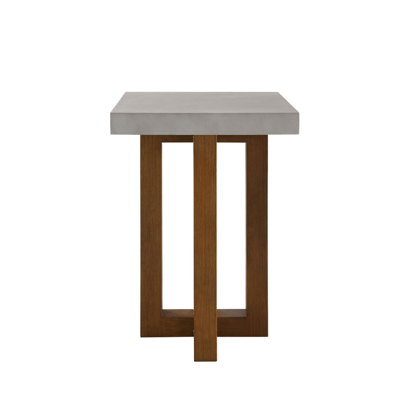 Charmante table d'appoint rustique avec rangement polyvalent et attrait élégant