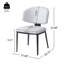 Chaises de salle à manger en cuir PU confortables et confortables au design moderne et polyvalent