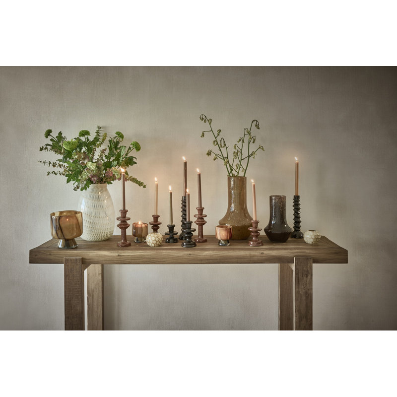 Vase en verre Alexes Camou, Olive