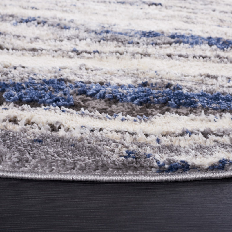 Dorreen Performance Abstract Rug, Round 6'7"