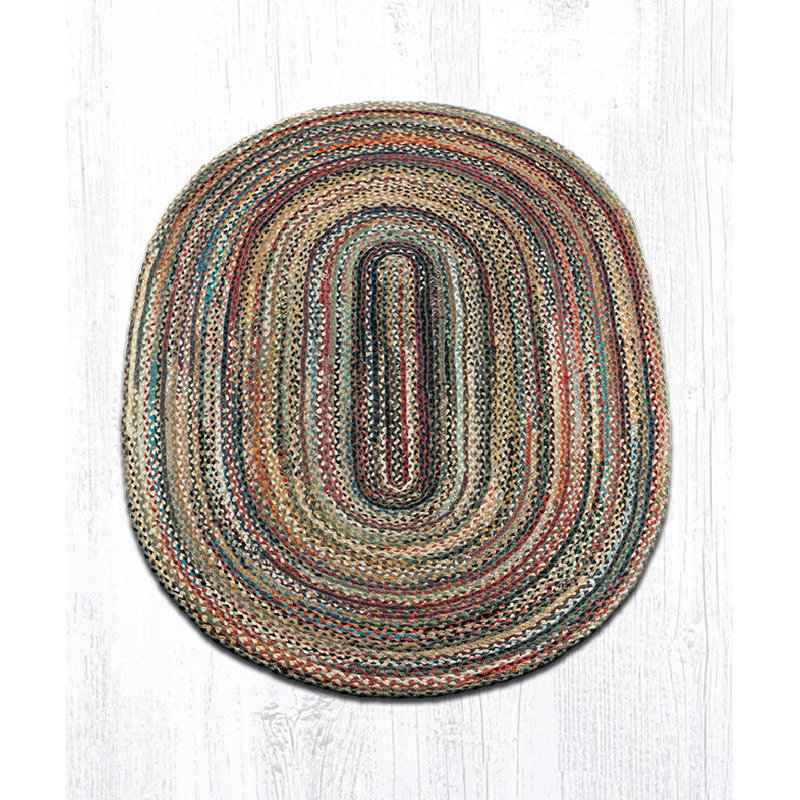  Random Oval Braided Rug 6" H, 4'x6'