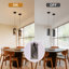 1-Light Matte Black LED Pendant