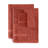 Willow 6 Pieces Towel Set – 100% Combed Cotton, Premium Quality 630 GSM, Coral, Ultra-Soft & Highly Absorbent (2 Bath, 2 Hand, 2 Wash Towels set)-50988558-50988670