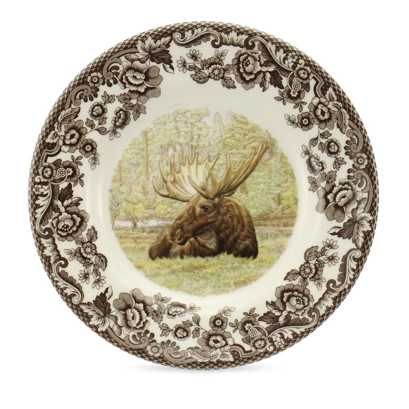 Orignal 6,5 po Spode Woodland Moose