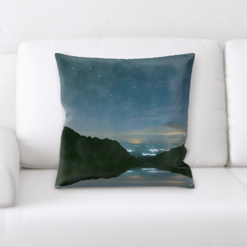 Microsuede Throw Pillow