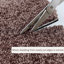 Tapis de couloir coulissant 2 pi x 8 pi brun auto-adhésif-126671408