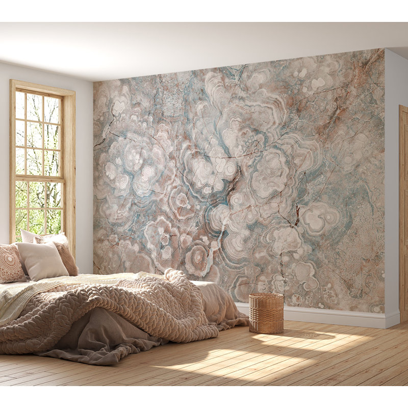 Murale pelez et collez - Structure en pierre naturelle, L 57 po x L 41 po