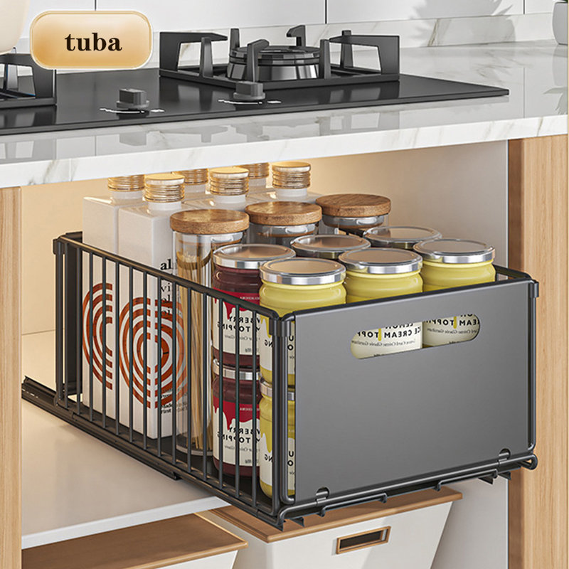 Organisateur de cuisine escamotable, H 7,48 po x l 9,64 po x P 14,76 po