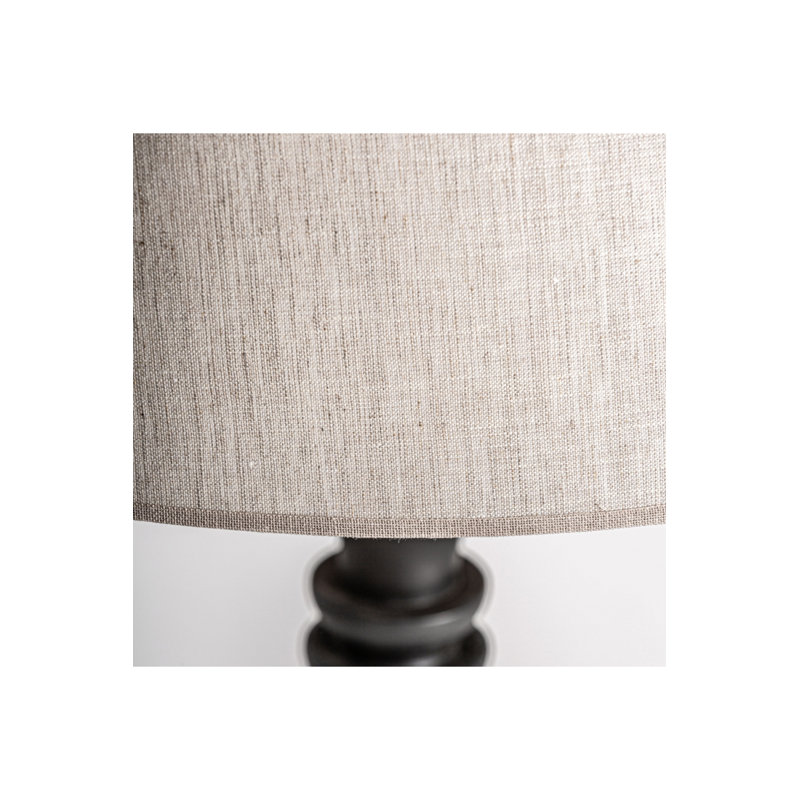 Terracotta Table Lamp, Brown, White