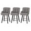 Tabouret de bar 26 po pivotant sur 360 ° à hauteur de comptoir 26 pi, chaises de îlot de cuisine avec pieds en bois-1351488993-1351705097