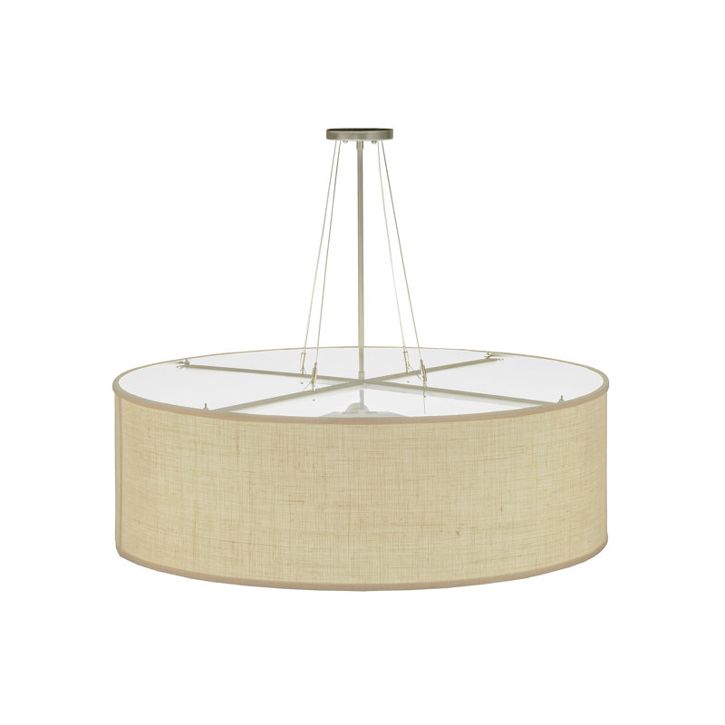 Plafonnier semi-encastré en tissu Cilindro